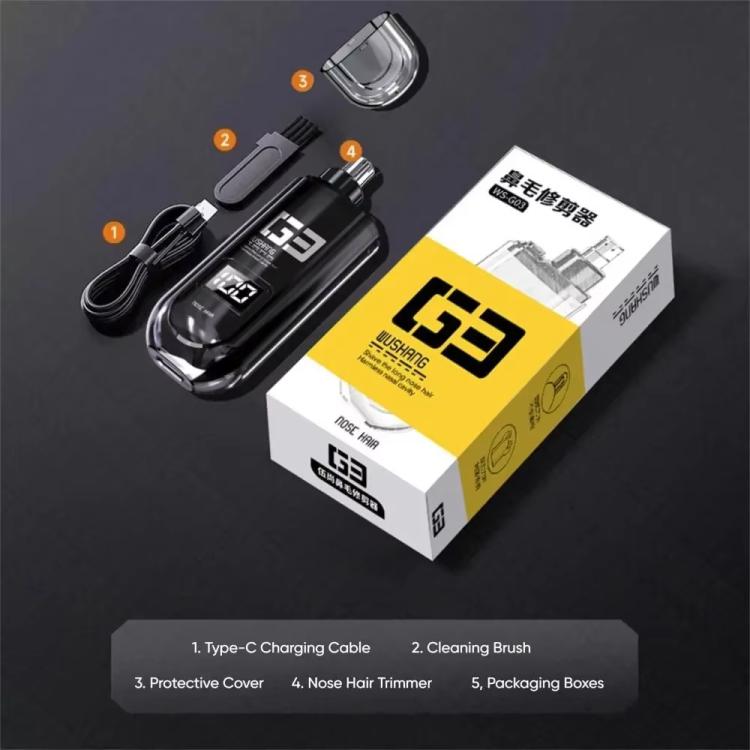 USB-C Rechargeable Nose Hair Trimmer – Painless & Quiet