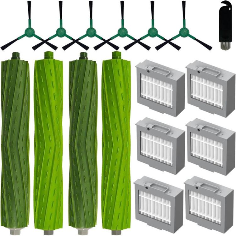 17-in-1 Replacement Parts Kit for iRobot Roomba Max 705 & Plus 504 – Brushes, Filters & Dust Bags