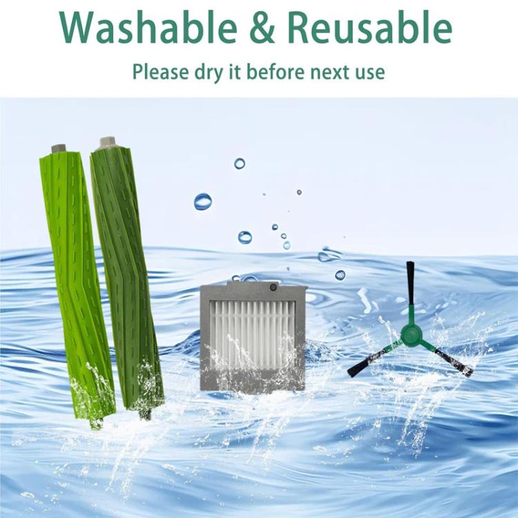 17-in-1 Replacement Parts Kit for iRobot Roomba Max 705 & Plus 504 – Brushes, Filters & Dust Bags