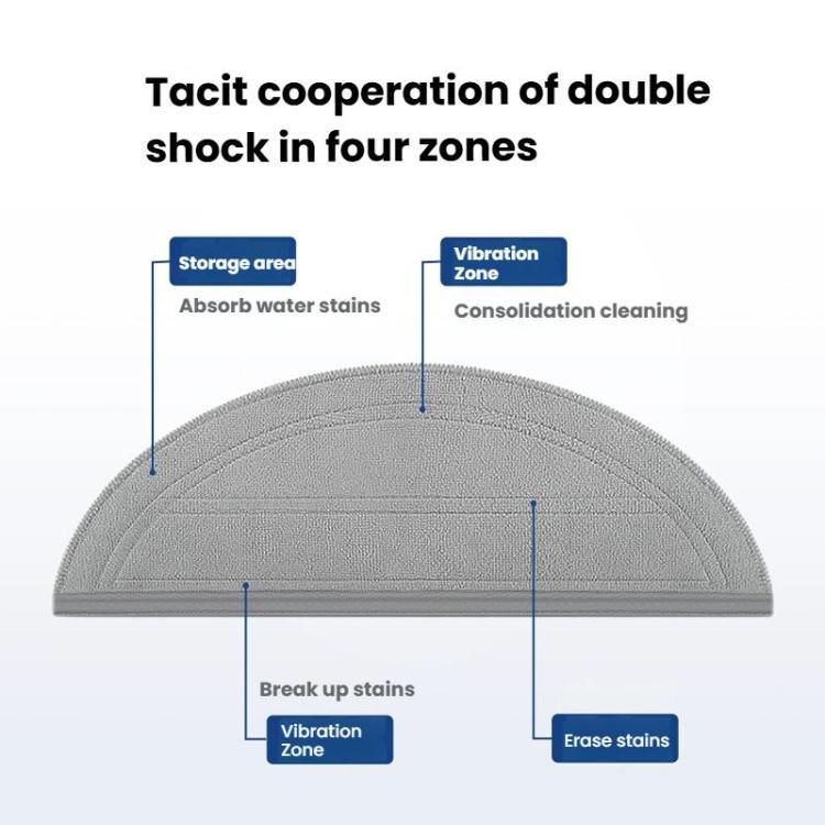 Mop Pads for Roborock G30 & Saros 10 Robot Vacuum product image
