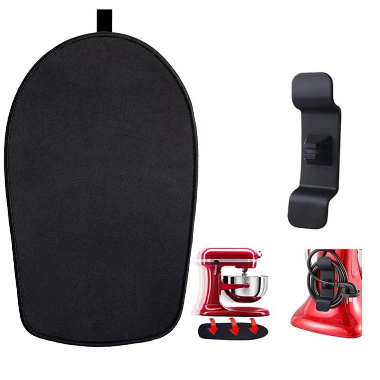 Kitchen Blender Rubber Non-Slip Mat - The oval-shaped blender mat features a