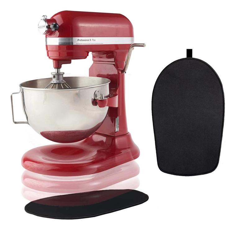 Kitchen Blender Rubber Non-Slip Mat - The oval-shaped blender mat features a