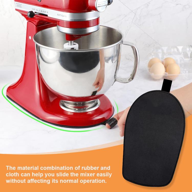 Kitchen Blender Rubber Non-Slip Mat - The oval-shaped blender mat features a