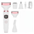 7 In 1 Rechargeable Digital Display Hair Removal Kit Underarm Intimate Area Shaver Unisex Full-Body Epilator - Type-C...