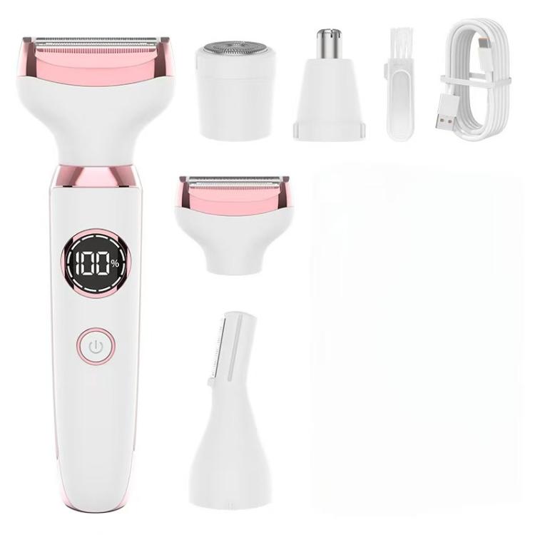 7 In 1 Rechargeable Digital Display Hair Removal Kit Underarm Intimate Area Shaver Unisex Full-Body Epilator - Type-C...