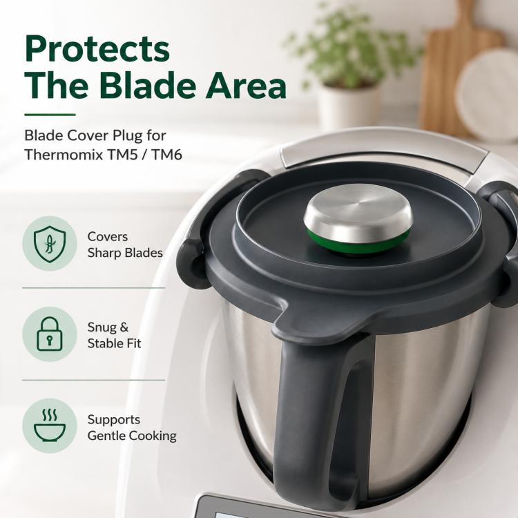 Blade Cover Plug for Thermomix TM5 & TM6 – Food Processor Replacement Part | PartsWorld