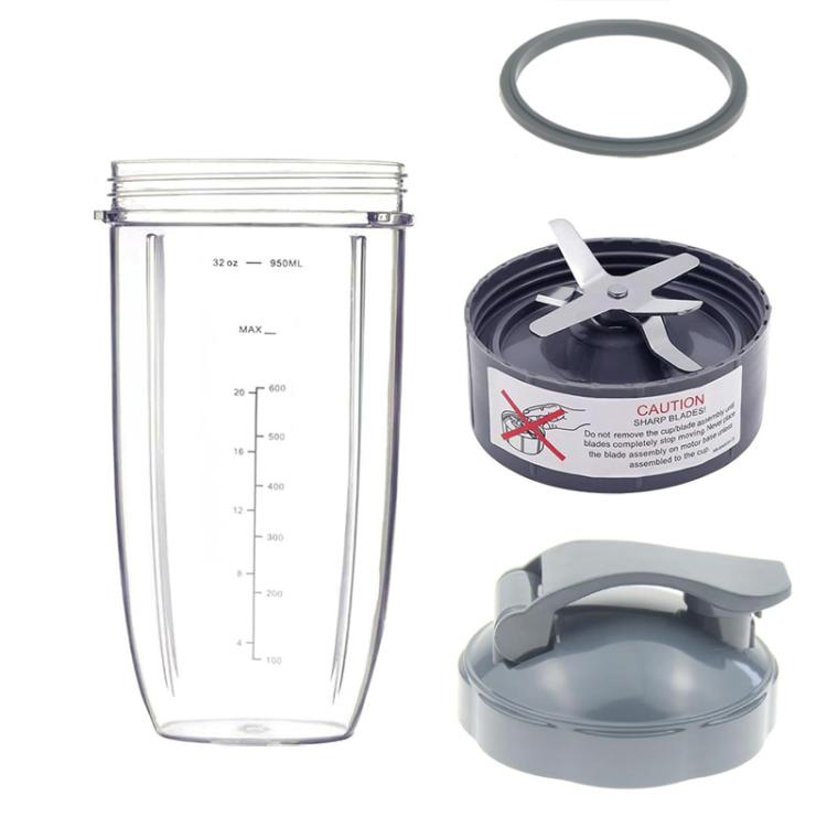 For NutriBullet Pro 900W 4-Piece Set – 32oz Cup, Cross Blade, Sealing Ring & Lid product image