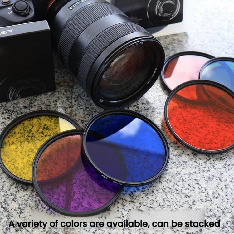 DSLR Camera Round Color Filter – 62mm 67mm 72mm 77mm 82mm | Optical Resin Lens product image