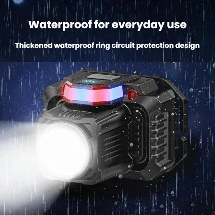 Motion Sensor, Digital Display & High-Brightness Work Light For SMILING SHARK Zoom Headlamp product image