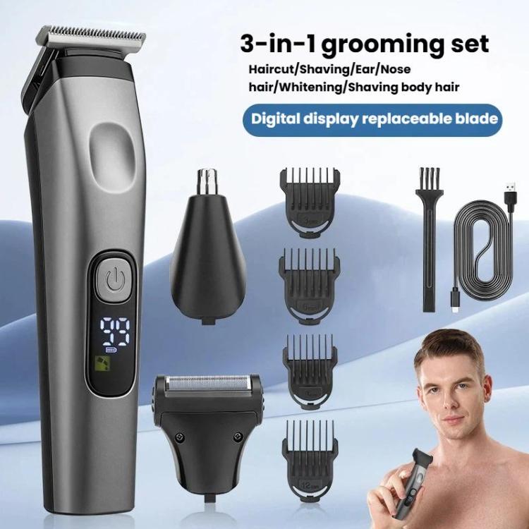 Multi-Function Electric Hair Clipper Home Use Trimmer Shaver Nose Hair Trimmer - Blade material: stainless steel blades