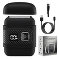 KS-8800 3 Blade Heads Reciprocating Electric Shaver With LCD Display IPX6 Waterproof Razor - Double-sided magnetic knife...