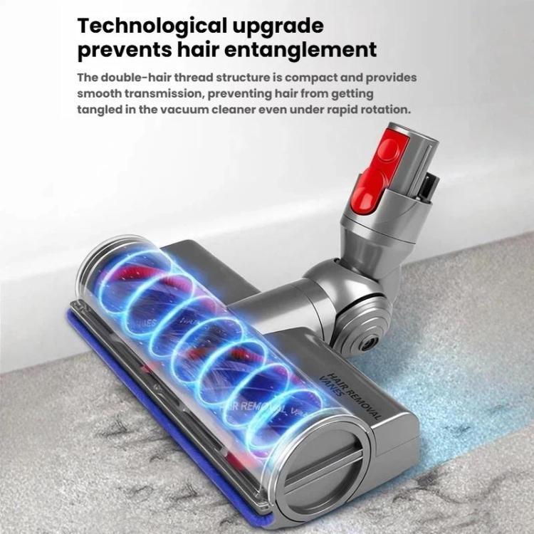 Anti-Tangle Roller Brush Head for Dyson V7 V8 V10 V11 V15 – Direct Drive with Green LED Light product image
