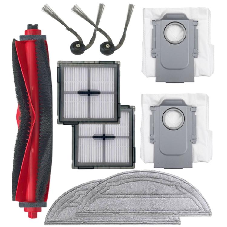 Replacement Parts Kit for Roborock Q10 S5 & Q10 S5+ – Main Brush, Side Brush, HEPA Filter, Mop Pad & Dust Bag – 9 In 1 Set | PartsWorld