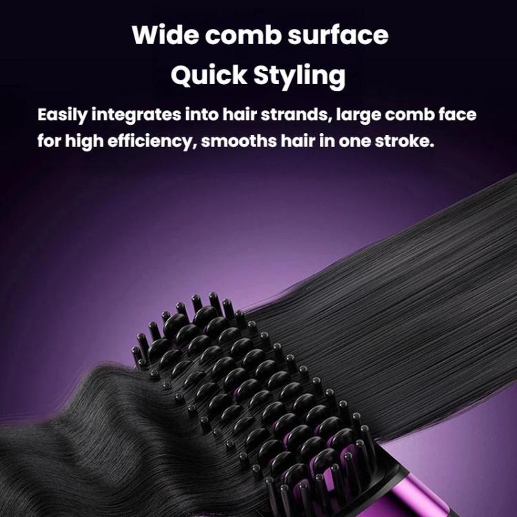 Cordless Hair Straightening Brush with Negative Ion & Digital Display – 3600mAh