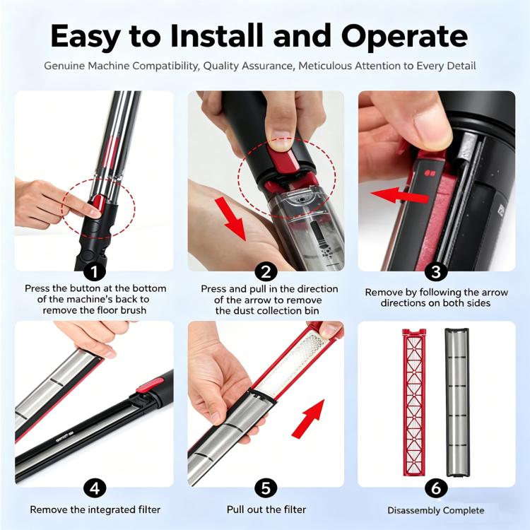 Replacement HEPA Filter for Dyson PencilVac SV50 – High-Efficiency Dust Filtration