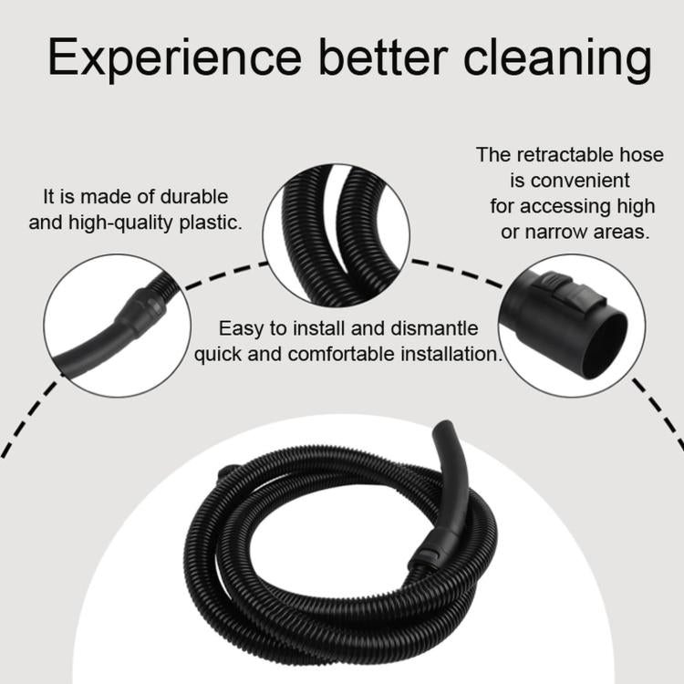 Extension Tubes for Karcher WD1 WD2 WD3 WD4 WD5 WD6 – 1.8m to 5m Pipe Kit