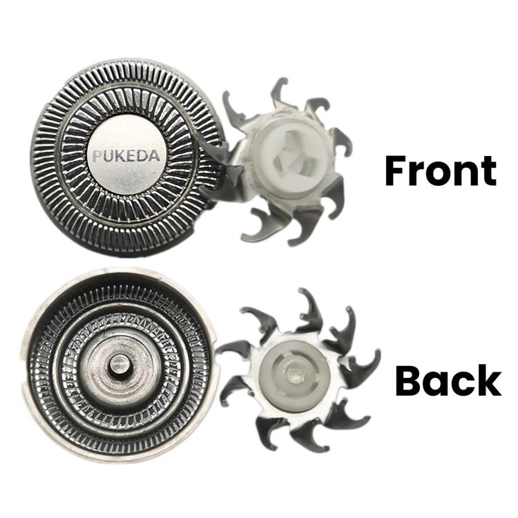 Replacement Shaver Heads for Flyco FS301 FS302 FS339 FS373 FS880 FS881 – 3pcs + Cleaning Brush