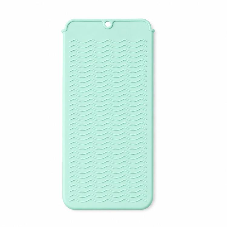 Heat Resistant Silicone Mat Pouch for Curling Iron & Flat Iron 2-in-1 Hot Hair Tool Travel Bag Organizer Non-Slip...