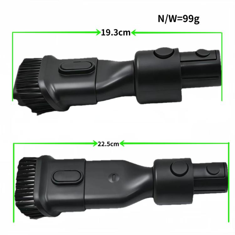 2-Piece Vacuum Attachment Kit – Long Crevice Tool & Dusting Brush for Dreame R10 / R20 / T30 / V11 / V8 / H30 | PartsWorld