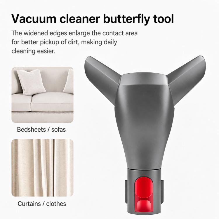 Mattress Tool Attachment For Dyson V15 / V11 / V10 / V8 / V7 Vacuum Cleaners 30 Degree Adjustable Angle Bed Dusting Brush, Single Attachment, Hose+Attachment | PartsWorld