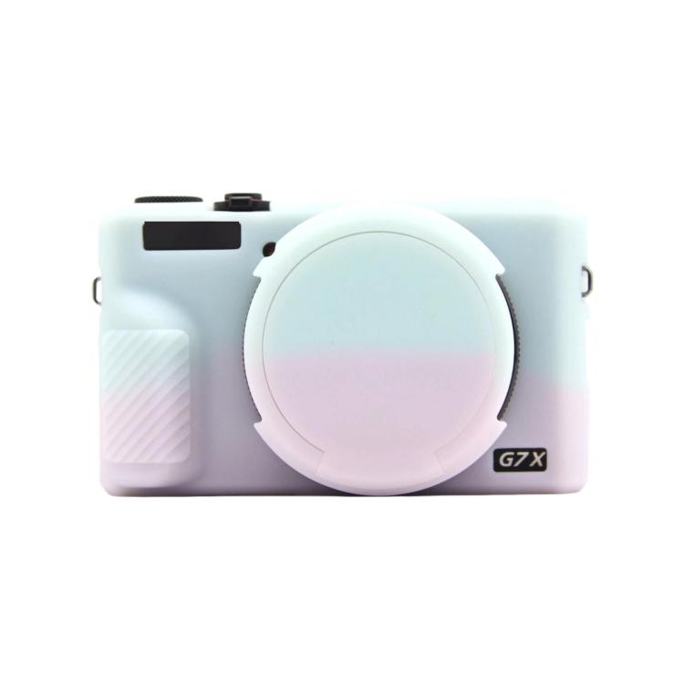Compatible For Canon PowerShot G7 X Mark III Silicone Protective Case With Lens Cover