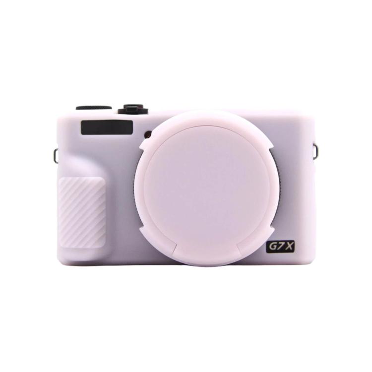 Compatible For Canon PowerShot G7 X Mark III Silicone Protective Case With Lens Cover