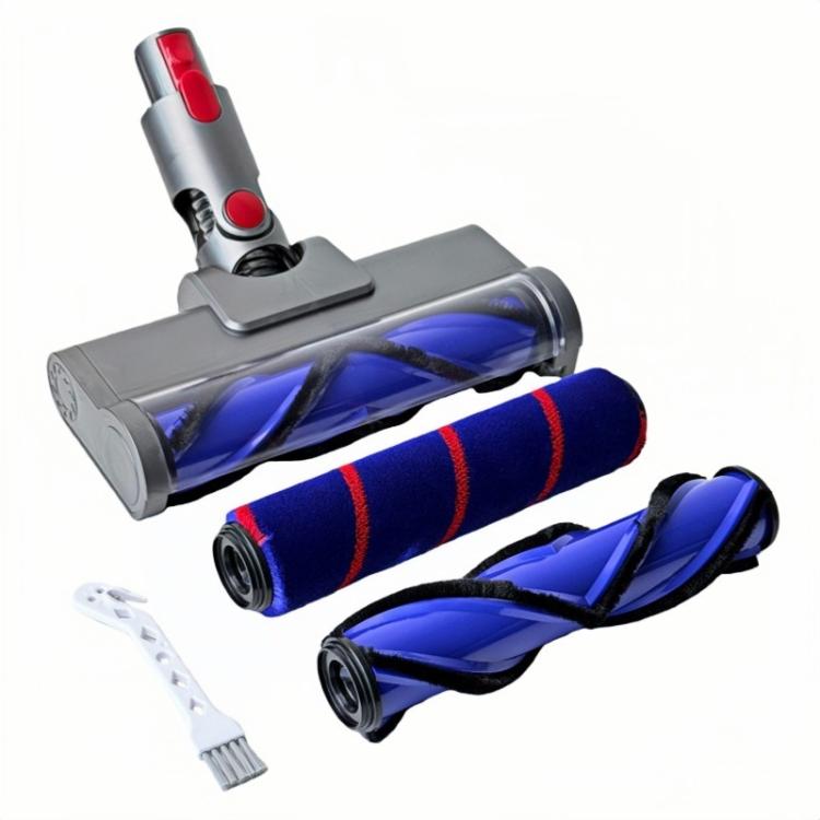 Cleaner Head For Dyson V7 V8 V10 V11 V15 Anti-Tangle V-Shaped Brush & Soft Roller Kit, 4 In 1 Set, 3 In 1 Set – 4 In 1 Set | PartsWorld