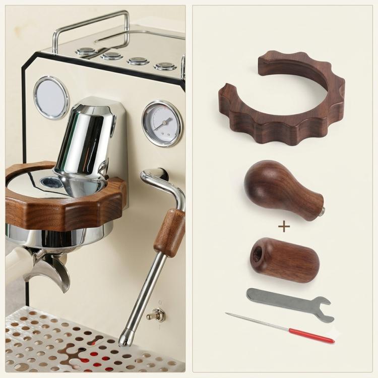 Compatible Walnut Wood Modification Accessories for Gemilai 3006/3145/3145B Espresso Machine