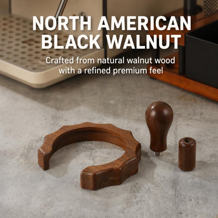 Compatible Walnut Wood Modification Accessories for Gemilai 3006/3145/3145B Espresso Machine
