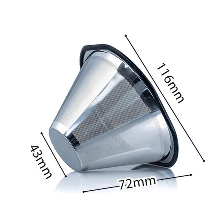 Compatible Reusable Coffee Filter with Kalita Wave 185 Coffee Drippers and OXO Brew 8-Cup Single Serve