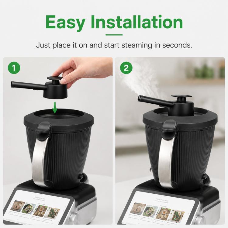 Steam Diverter For Thermomix TM7 Cabinet Protector Steam Release Accessory, PP Steam Diverter | PartsWorld