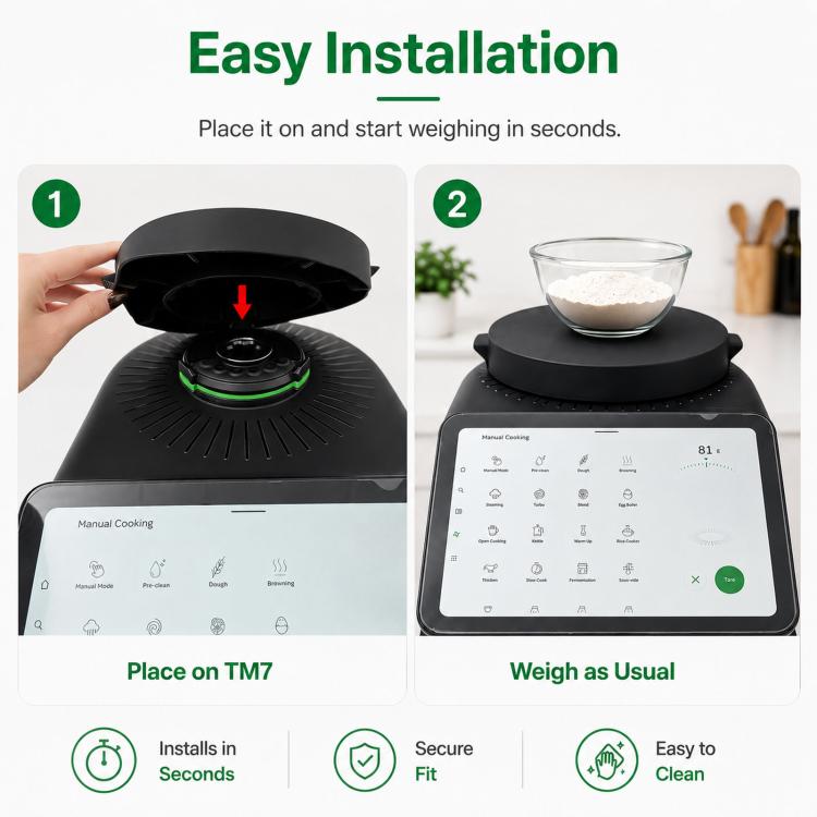 For Thermomix TM7 Scale Base Protection Cover Silicone Weighing Plate | PartsWorld