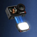 Handheld Selfie Monster Fill Light Accessory, For DJI Osmo Action 3 / 4 / 5 Pro, For DJI Osmo Action 6 / Nano – For DJI Osmo Action 3 / 4 / 5 Pro | PartsWorld