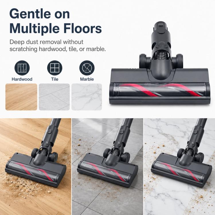 Non-LED Motorized Floor Brush Head For Dreame R10 / R20 / R30 / T20 / T30 / V6 / V8 / H10, HVB5 | PartsWorld