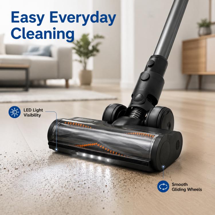 Replacement Motorized Floor Brush Head with LED Lights for Dreame R10 / R20 / R30 / T20 / T30 Vacuums (Z1 Brush Bar)