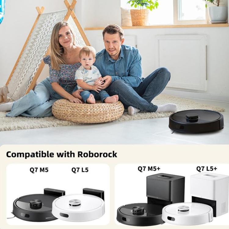 Replacement Parts For Roborock Q7 M5 / Q7 L5 / Q7 M5+ Robotic Vacuum Spare Accessories Kit, 10 In 1 Set, 15 In 1 Set | PartsWorld