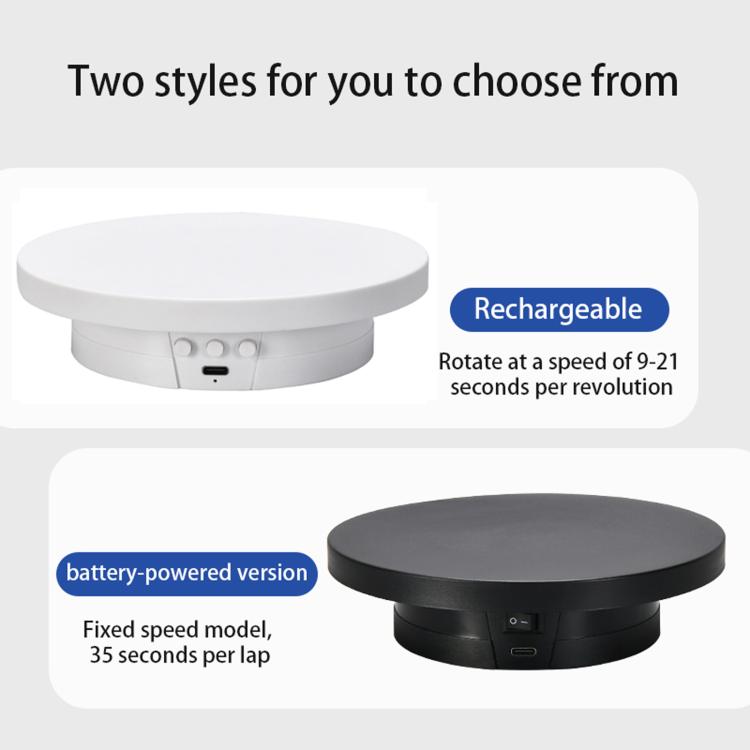 360-Degree Electric Rotating Display Stand / Live Streaming Shooting Base