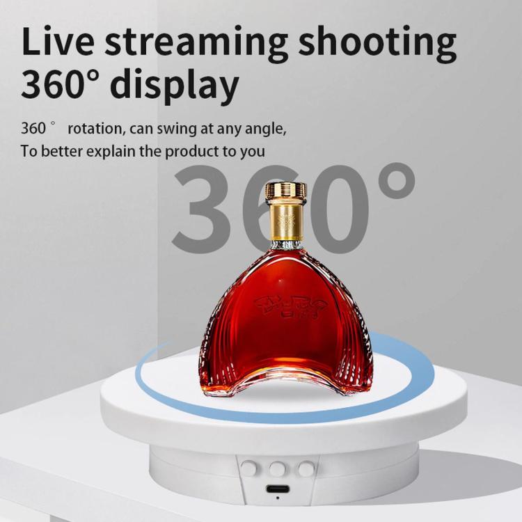 360-Degree Electric Rotating Display Stand / Live Streaming Shooting Base