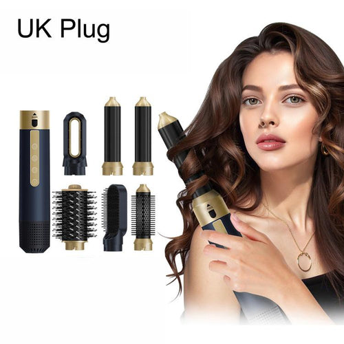 6-in-1 High Speed Hair Styler Air Wrap Kit – Dryer, Curler & Brush with 6 Attachments