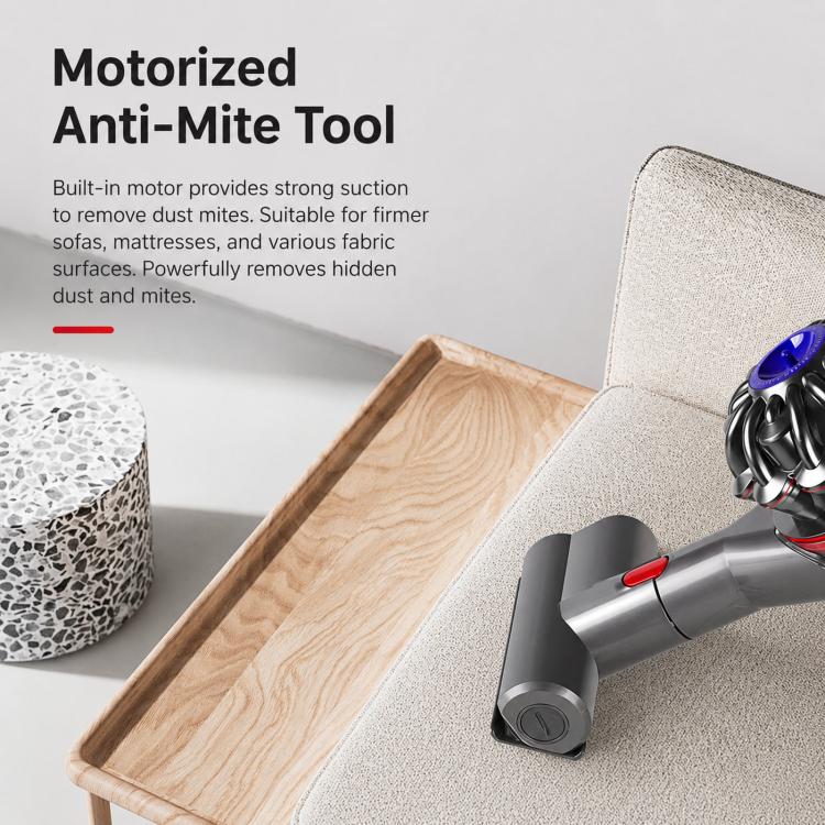 Compatible Motorized Mattress Tool Attachment for Dyson V7 V8 V10 V11 V15 Cordless Vacuum Cleaner, Motorized Mattress Tool