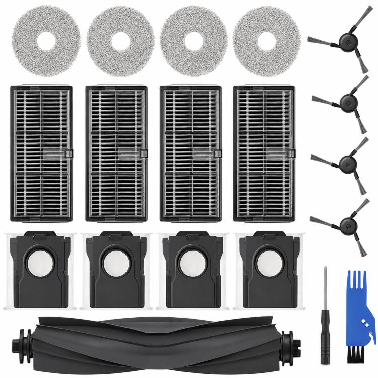 Replacement Accessories Kit for Dreame X40 Pro / X40 Ultra / L40 Ultra / S30 Pro Ultra Robot Vacuum Cleaners