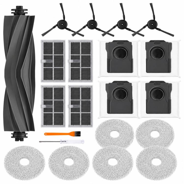 Replacement Accessories Kit for Dreame X40 Pro / X40 Ultra / L40 Ultra / S30 Pro Ultra Robot Vacuum Cleaners