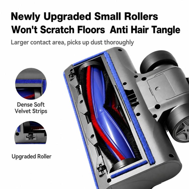 Compatible Motorhead Attachment For Dyson V7 V8 V10 V11 V15 Vacuum Cleaners Direct Drive Cleaner Head With LED Headlights, 19242
