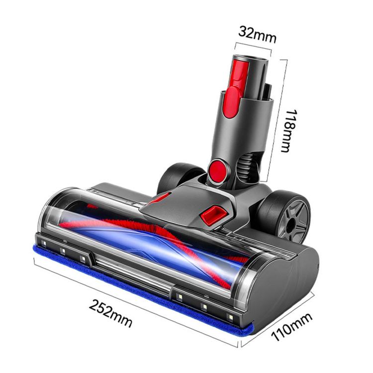 Compatible Motorhead Attachment For Dyson V7 V8 V10 V11 V15 Vacuum Cleaners Direct Drive Cleaner Head With LED Headlights, 19242