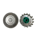 Replacement HQ64 Dual Track Shaver Head For Philips Norelco HQ8 / HQ7310 / HQ5710 / HQ6070, Dual-blade