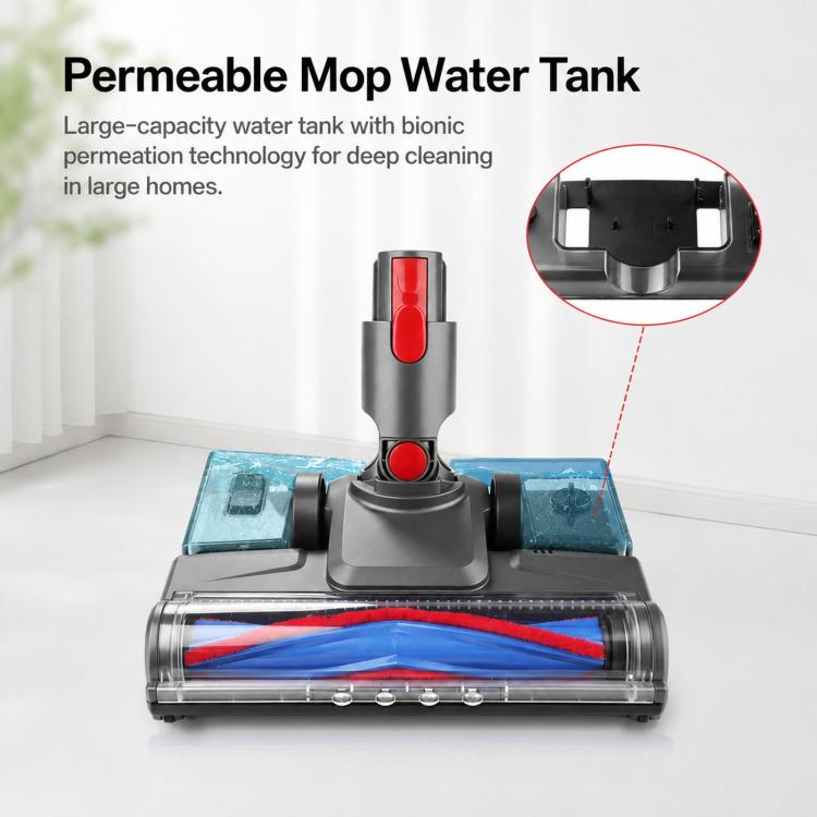 Replacement Motorized Cleaner Head For Dyson V7 V8 V10 V11 V15 Vacuum Direct Drive Floor Brush Head, With Water Tank, Without Water Tank