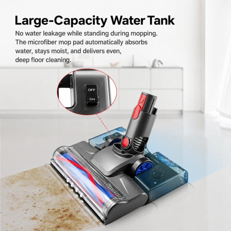 Replacement Motorized Cleaner Head For Dyson V7 V8 V10 V11 V15 Vacuum Direct Drive Floor Brush Head, With Water Tank, Without Water Tank