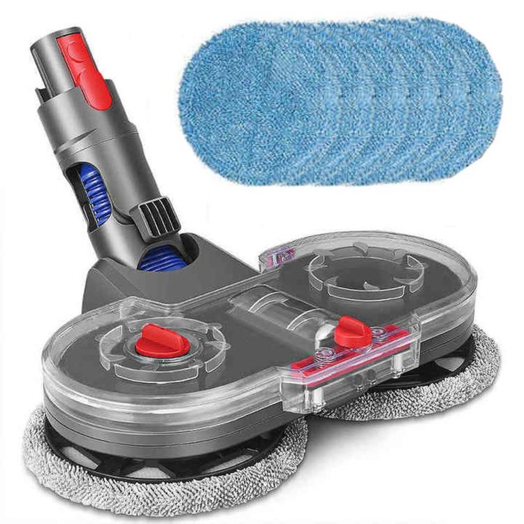 Compatible X001 Mop Head Attachment for Dyson V7 V8 V10 V11 Dual Spin Cleaner with 6 Microfiber Pads
