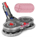 Compatible X001 Mop Head Attachment for Dyson V7 V8 V10 V11 Dual Spin Cleaner with 6 Microfiber Pads