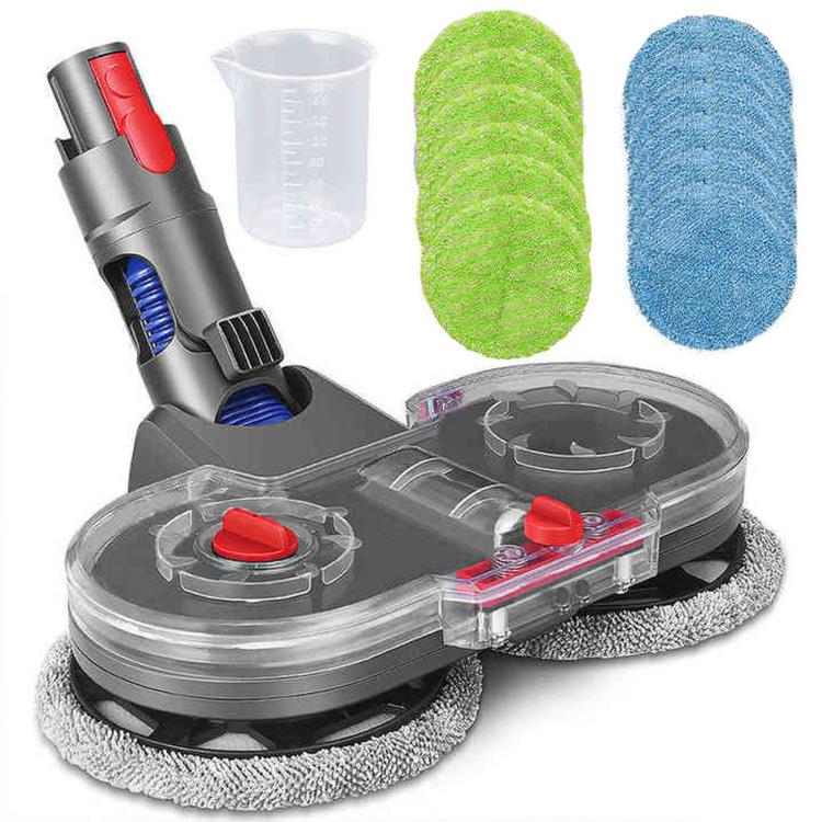 Compatible X001 Mop Head Attachment for Dyson V7 V8 V10 V11 Dual Spin Cleaner with 6 Microfiber Pads